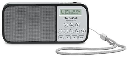 TechniRadio Ραδιοφωνάκι Επαναφορτιζόμενο DAB+ με USB Ασημί Silver Technisat