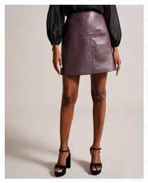Δερμάτινη Mini Φούστα Μπορντώ (DK-RED) Ted Baker