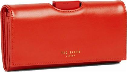 Ted Baker Seldaa 254068 Μεγάλο Δερμάτινο Γυναικείο Πορτοφόλι Κόκκινο από το Attica