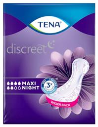 Lady Discreet Night Maxi Γυναικείες Σερβιέτες Ακράτειας Αυξημένης Ροής 6 Σταγόνες 12τμχ Tena