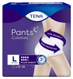 Plus Night Πάνες Βρακάκι Ακράτειας Large 12τμχ Tena