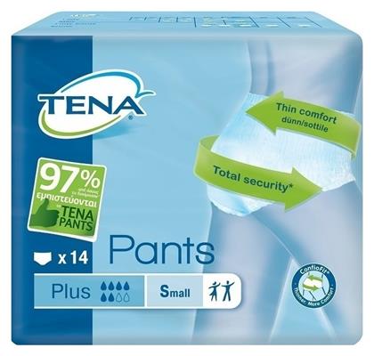 Plus Πάνες Βρακάκι Ακράτειας Small 14τμχ Tena
