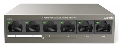 TEF1106P-4-63W Unmanaged L2 PoE+ Tenda
