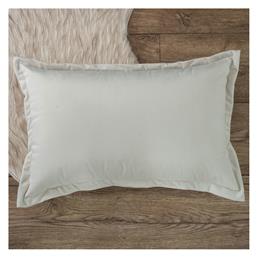 Διακοσμητική Μαξιλαροθήκη Velvet 01 Ivory 30x50εκ. Teoran