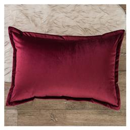Διακοσμητική Μαξιλαροθήκη Velvet 10 Bordo 30x50εκ. Teoran