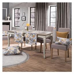 Ράνερ Frontera Grey / Gold 45x140εκ. Teoran