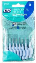 Extra Soft Μεσοδόντια Βουρτσάκια 0.6mm Γαλάζια 8τμχ TePe