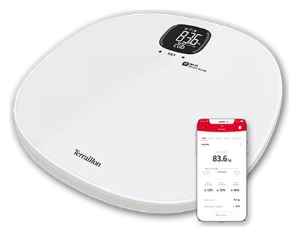 Master Form Smart Ζυγαριά με Λιπομετρητή σε Λευκό χρώμα Terraillon