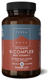 B-Complex with Vitamin C Βιταμίνη 540mg 100 φυτικές κάψουλες TerraNova