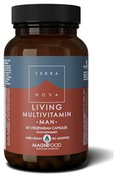 Living Multivitamin Man Πολυβιταμίνη 50 φυτικές κάψουλες TerraNova