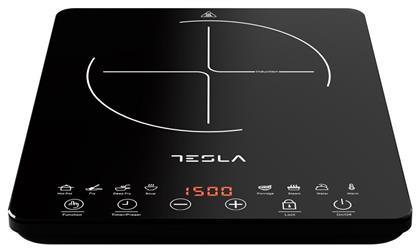Επιτραπέζια Εστία Επαγωγική Μονή Μαύρη Tesla