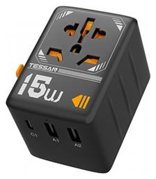 15W Αντάπτορας Πρίζας σε Universal Tessan