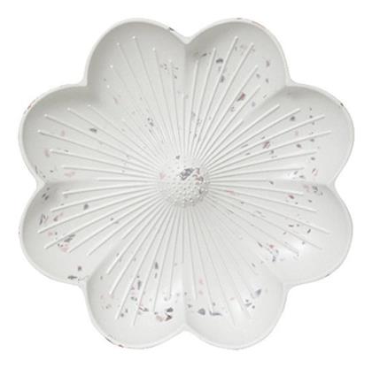 Ταιστρα Πουλιων Ινες Bamboo Σχημα Λουλουδιου 23.5x23.5x3cm Λευκό Kaeming - Kaemingk