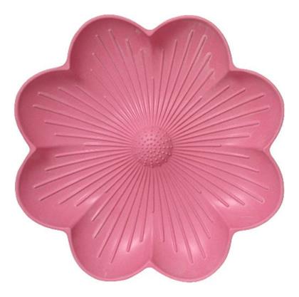 Ταιστρα Πουλιων Ινες Bamboo Σχημα Λουλουδιου 23.5x23.5x3cm Ρόζ Kaeming - Kaemingk