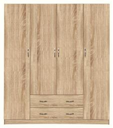 Τετράφυλλη 200x55.5x180cm Sonama - HomeMarkt