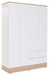 Τετράφυλλη Base 137x52x198cm Λευκό / Sonoma - Megapap