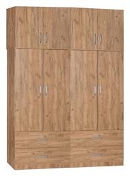 Τετράφυλλη με Πατάρι Zelia 158x42x240cm Oak - Pakketo
