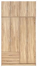 Τετράφυλλη Ντουλάπα Ρούχων με Πατάρι 120x42x241cm - HomeMarkt