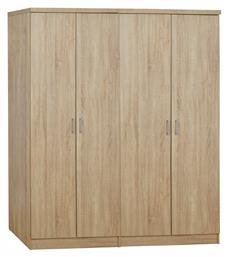 Τετράφυλλη Ντουλάπα Ρούχων Sonama 2τμχ 160x42x181cm - HomeMarkt