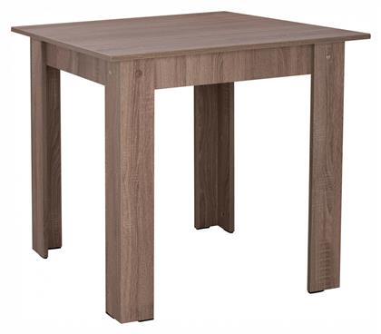 Τετράγωνο Τραπέζι Κουζίνας Ξύλινο Sonoma Oak Truffle 80x80x77εκ. HomeMarkt