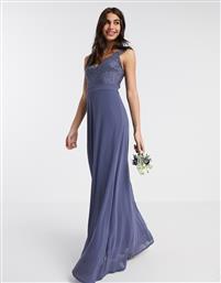 TFNC Bridesmaid scalloped lace top dress in navy από το Asos