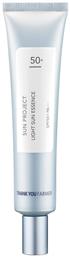 Sun Project Light Sun Essence SPF50 Αντηλιακή Λοσιόν Thank You Farmer