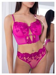 Δαντελένιο Σετ Εσωρούχων με Brazil Magenta The Fashion Project