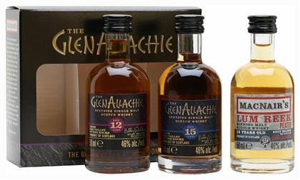 Σετ Μινιατούρες Ποτών The Miniature Collection 3τμχ 50ml The Glenallachie