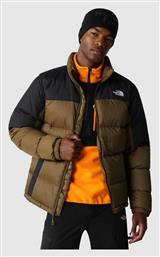 Diablo Ανδρικό Χειμωνιάτικο Μπουφάν Puffer Brown/Black The North Face