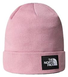 Dock Worker Recycled Beanie Unisex Σκούφος Πλεκτός σε Ροζ χρώμα The North Face