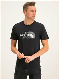 The North Face Easy Ανδρικό T-shirt Μαύρο με Λογότυπο