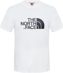 The North Face Easy Ανδρικό T-shirt Λευκό με Λογότυπο από το Altershops