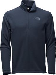 The North Face Glacier Ανδρική Μπλούζα με Φερμουάρ Μακρυμάνικη Navy Μπλε από το Asos