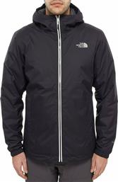 The North Face Quest Insulated Ανδρικό Μπουφάν Αδιάβροχο για Χειμώνα Μαύρο από το Cosmossport