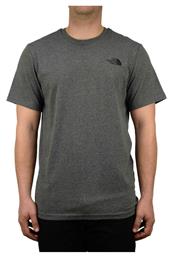 Simple Dome Ανδρικό T-shirt Γκρι με Λογότυπο The North Face