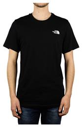Simple Dome Ανδρικό T-shirt Κοντομάνικο Μαύρο The North Face