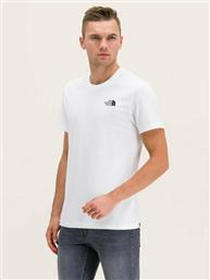 Simple Dome Ανδρικό T-shirt Λευκό Μονόχρωμο The North Face από το Cosmossport