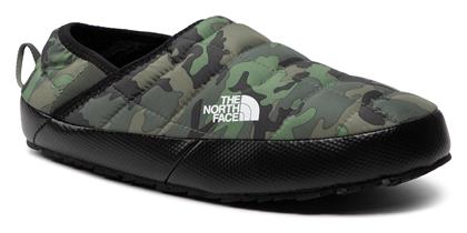 Thermoball Traction Mule Κλειστές Χειμερινές Ανδρικές Παντόφλες Thyme Brushwood Camo The North Face