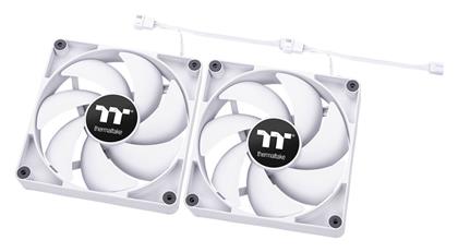 CT120 Case Fan 2τμχ Λευκό Thermaltake