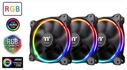 Riing 12 LED RGB Radiator Fan Sync Edition Case Fan 120mm 3τμχ Thermaltake