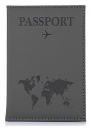 Θήκη Διαβατηρίου Travel Collection World Map Ανθρακί Brandbags