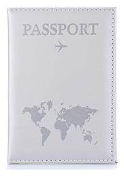 Θήκη Διαβατηρίου Travel Collection World Map Ασημί Brandbags