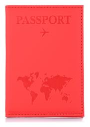 Θήκη Διαβατηρίου Travel Collection World Map Κόκκινο Brandbags