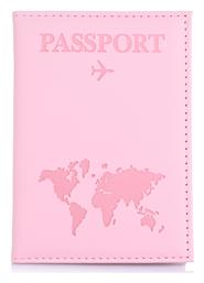 Θήκη Διαβατηρίου Travel Collection World Map Ροζ Brandbags