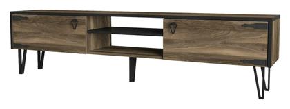 Thira από Μέταλλο & Ξύλο Καφέ 180x30x49εκ. 14410045 - ArteLibre από το Public