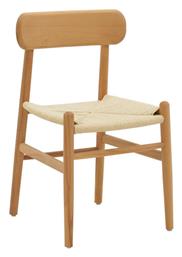 Thomas Καρέκλα Τραπεζαρίας Ξύλινη Φυσικό 44x36x79εκ. Pakketo