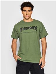 T-Shirt Skatemag Πράσινο Regular Fit Thrasher