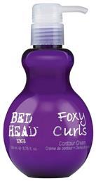 Κρέμα Μαλλιών Bed Head Foxy Curls Contour για Μπούκλες με Ελαφρύ Κράτημα κατά του Φριζαρίσματος 200ml Tigi