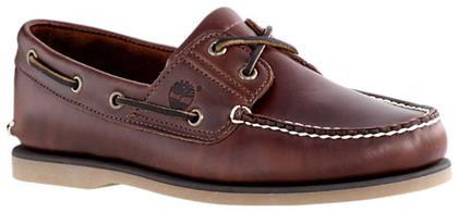 2 Eye Δερμάτινα Ανδρικά Boat Shoes σε Χρώμα Timberland