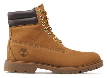 6 In Basic Δερμάτινα Καφέ Ανδρικά Μποτάκια Timberland